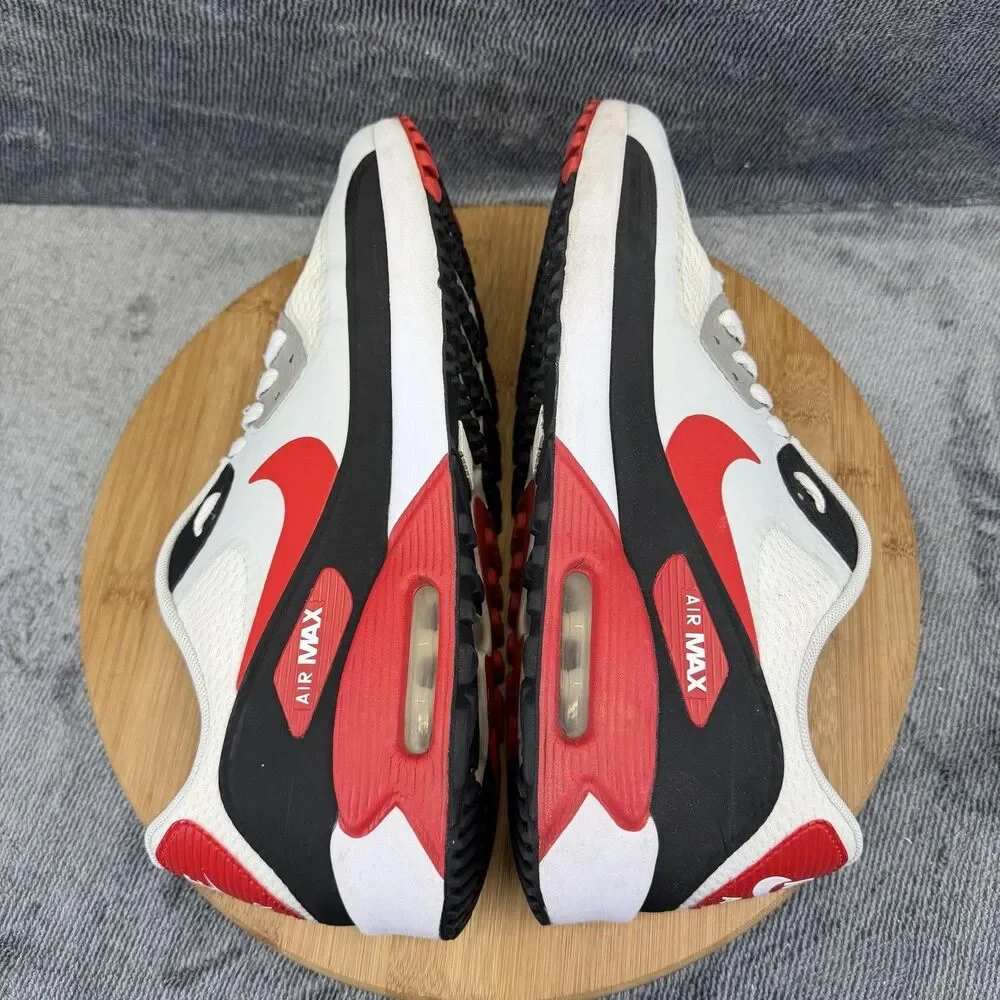 Nike Air Max 90 G Shoes Mens Size 10 White Red Golf Athletic Sneakers DX5999-162